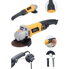 PremiumPort 1500W Bakır Sargı Spiral Taşlama Makinesi, Ayarlı Devir, 115-125MM, Hediye