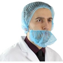 Besni Ticaret Tek Kullanımlık Sakal Bonesi Mavi 100 Adet