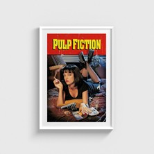 Domirus Pulp Fiction (1994) Film Posteri Çerçeveli Tablo Ev Oda Duvar Dekorasyonu
