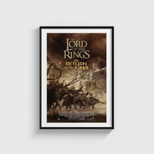 Domirus The Lord Of The Rings: The Return Of The King (2003) Film Posteri Çerçeveli Tablo Ev Oda Duvar Dekorasyonu