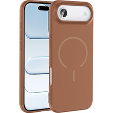 Roketcim iPhone 17 Air Kılıf M-Safe Şarj Özellikli Meta Kapak