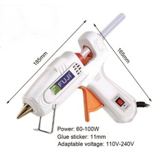 PremiumPort 60W Sıcak Silikon Tabancası, 2 Kademe, Güvenli ve Pratik Kullanım