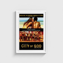 Domirus City Of God (2002) Film Posteri Çerçeveli Tablo Ev Oda Duvar Dekorasyonu