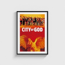 Domirus City Of God (2002) Film Posteri Çerçeveli Tablo Ev Oda Duvar Dekorasyonu