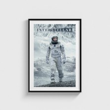 Domirus Interstellar (2014) Film Posteri Çerçeveli Tablo Ev Oda Duvar Dekorasyonu
