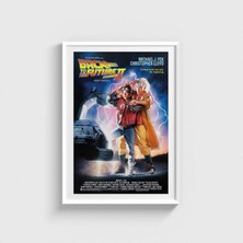 Domirus Back To The Future Part Iı (1989) Film Posteri Çerçeveli Tablo Ev Oda Duvar Dekorasyonu