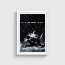 Domirus The Dark Knight Rises (2012) Film Posteri Çerçeveli Tablo Ev Oda Duvar Dekorasyonu