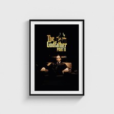 Domirus The Godfather Part Iı (1974) Film Posteri Çerçeveli Tablo Ev Oda Duvar Dekorasyonu