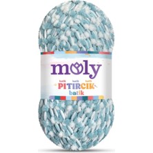 Moly Pıtırcık Batik PL158-PL178 Yumuşak Battaniye Ipi / 5 Adet