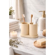 BB Craft Çift Bölmeli Diş Fırçalık & Banyo Organizeri