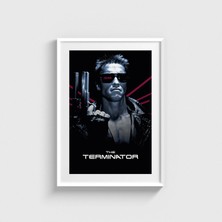 Domirus The Terminator (1984) Film Posteri Çerçeveli Tablo Ev Oda Duvar Dekorasyonu