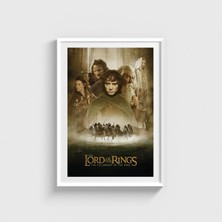 Domirus The Lord Of The Rings: The Fellowship Of The Ring (2001) Film Posteri Çerçeveli Tablo Ev Oda Duvar Dekorasyonu