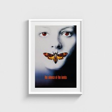Domirus The Silence Of The Lambs (1991) Film Posteri Çerçeveli Tablo Ev Oda Duvar Dekorasyonu