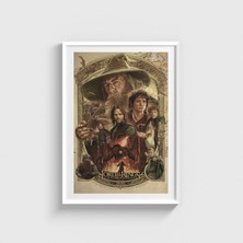 Domirus The Lord Of The Rings: The Fellowship Of The Ring (2001) Film Posteri Çerçeveli Tablo Ev Oda Duvar Dekorasyonu