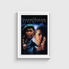 Domirus The Shawshank Redemption (1994) Film Posteri Çerçeveli Tablo Ev Oda Duvar Dekorasyonu