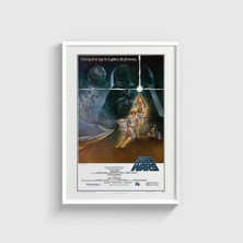 Domirus Star Wars (1977) Film Posteri Çerçeveli Tablo Ev Oda Duvar Dekorasyonu
