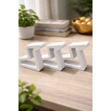 Mady Aksesuar Mady 3D Cam Stoperi Pencere ve Balkon Kapısı Sabitleyici Rüzgar Önleyici Dayama 3'lü Set