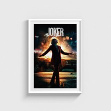 Domirus Joker (2019) Film Posteri Çerçeveli Tablo Ev Oda Duvar Dekorasyonu