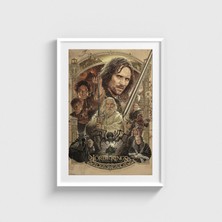 Domirus The Lord Of The Rings: The Return Of The King (2003) Film Posteri Çerçeveli Tablo Ev Oda Duvar Dekorasyonu