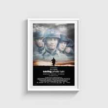 Domirus Saving Private Ryan (1998) Film Posteri Çerçeveli Tablo Ev Oda Duvar Dekorasyonu