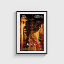 Domirus SE7EN (1995) Film Posteri Çerçeveli Tablo Ev Oda Duvar Dekorasyonu