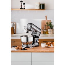 Özbience Gri 1300W 5,5l Stand Mikser, Ev ve Mutfak Için Çok Amaçlı Kullanım