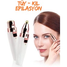 Normadia Çift Başlıklı Şarjlı Tüy Temizleme Epilatörü Yüz ve Bölge Için