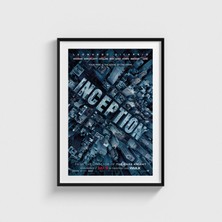 Domirus Inception (2010) Film Posteri Çerçeveli Tablo Ev Oda Duvar Dekorasyonu