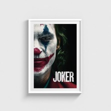 Domirus Joker (2019) Film Posteri Çerçeveli Tablo Ev Oda Duvar Dekorasyonu