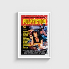 Domirus Pulp Fiction (1994) Film Posteri Çerçeveli Tablo Ev Oda Duvar Dekorasyonu