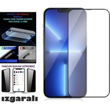 Teknoparkta Iphone 11 Pro Hayalet Ekran Koruyucu Toz Filitreli Izgaralı Anti Dust Tam Kaplayan Kırılmaz Cam
