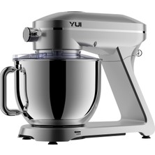 Özbience 1800W Güçlü Döküm Metal Stand Mikser, Şık Gümüş Renk