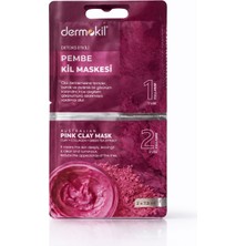 Dermokil Pembe Kil Maskesi Detoks Etkili 2×7,5 ml Yüz Maskesi