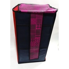 abnturk Su Geçirmez Özel Kumaş Pazar Arabası Çantası H=53-30X25CM
