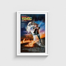 Domirus Back To The Future (1985) Film Posteri Çerçeveli Tablo Ev Oda Duvar Dekorasyonu