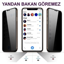 Teknoparkta Iphone 14 Pro Hayalet Privacy Gizli Görünmez Tam Kaplayan Kırılmaz Cam Ekran Koruyucu