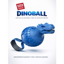 GiGwi Dinoball T-Rex Sesli & Sessiz At - Getir Köpek Oyuncağı