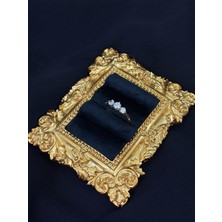 Melisa Takı & Aksesuar 14K Gold Renk Kaplama Xuping Üç Taş Yüzük 9