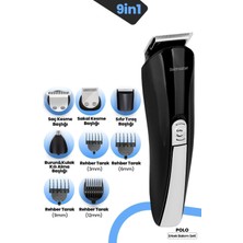 Normadia Paslanmaz Çelik Erkek Bakım Seti, Ayarlanabilir, 9'lu, Full Standlı