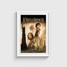 Domirus The Lord Of The Rings: The Two Towers (2002) Film Posteri Çerçeveli Tablo Ev Oda Duvar Dekorasyonu