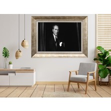 Giyense Gümüş Çerçeveli Pspartulu Atatürk Tablo A101