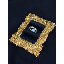 14K Gold Renk Kaplama Xuping Zirkon Sonsuz Yüzük 9