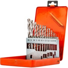 PremiumPort 19 Parça Matkap Ucu Seti Hss Metal Için, Metal Kutulu, Dayanıklı ve Çok Amaçlı