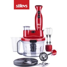 Özbience Çok Fonksiyonlu Kırmızı Siyah El Blender Seti, Hızlı ve Pratik Kullanım