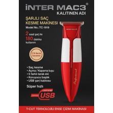 Normadia Inter Mac3 Kablosuz Saç Kesme Makinesi, Pratik ve Güçlü Performans