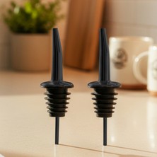 Snippy Tiny - 2'li Yağdanlık ve Şişe Ucu Yağdanlık Tıpası Paslanmaz Çelik Damlatmaz Tıpa