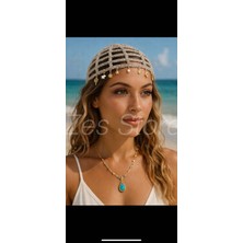 Zes Store Kadın Külotlu Çorap Dantelli Çiçekli Tarz Y2K