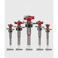 PremiumPort Ayarlanabilir Ahşap Delik Kesici Seti 15-35MM 5 Parça Marangoz Ucu