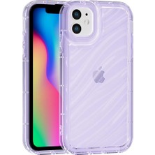 Vissona iPhone 11 Uyumlu Telefon Kılıfı Kamera Çıkıntılı Kabartmalı Parlak Desenli Darbe Emici Silikon Kılıf