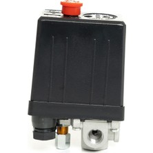 PremiumPort 3 Yollu 220V Kompresör Şalter Otomatği, Ayarlı Basınç Şalteri